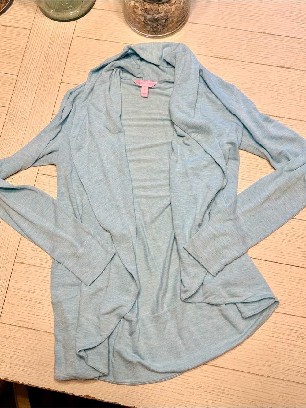 Lilly Pulitzer S cassine cardigan - heathered sparkling blue | EEUC